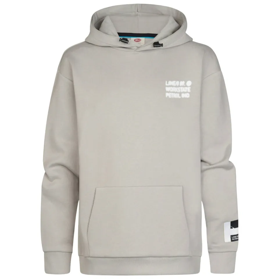 Petrol Industries hoodie met backprint - grijs, foto 2