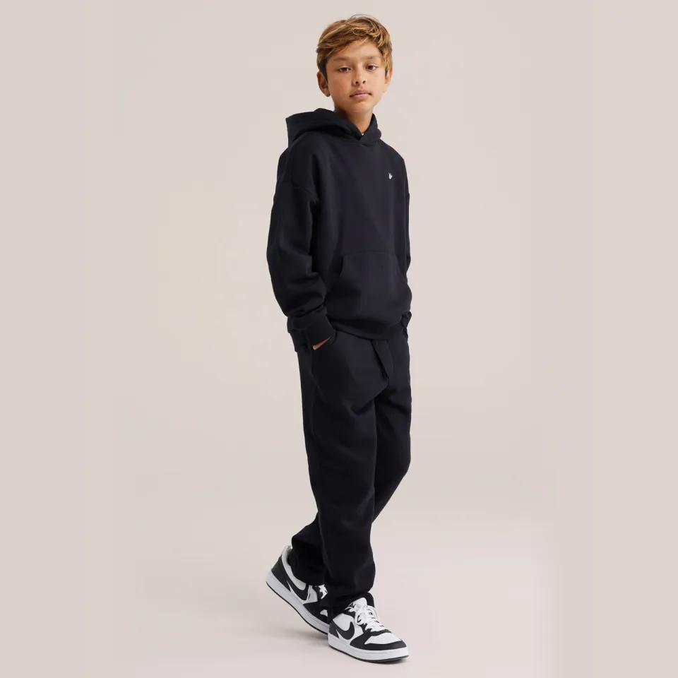 WE Fashion tapered joggingbroek zwart