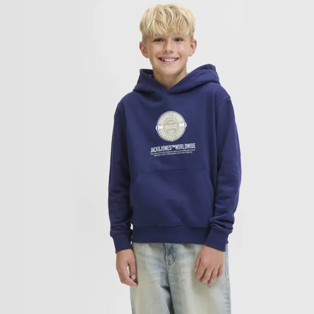 Jack & Jones JUNIOR hoodie donkerblauw