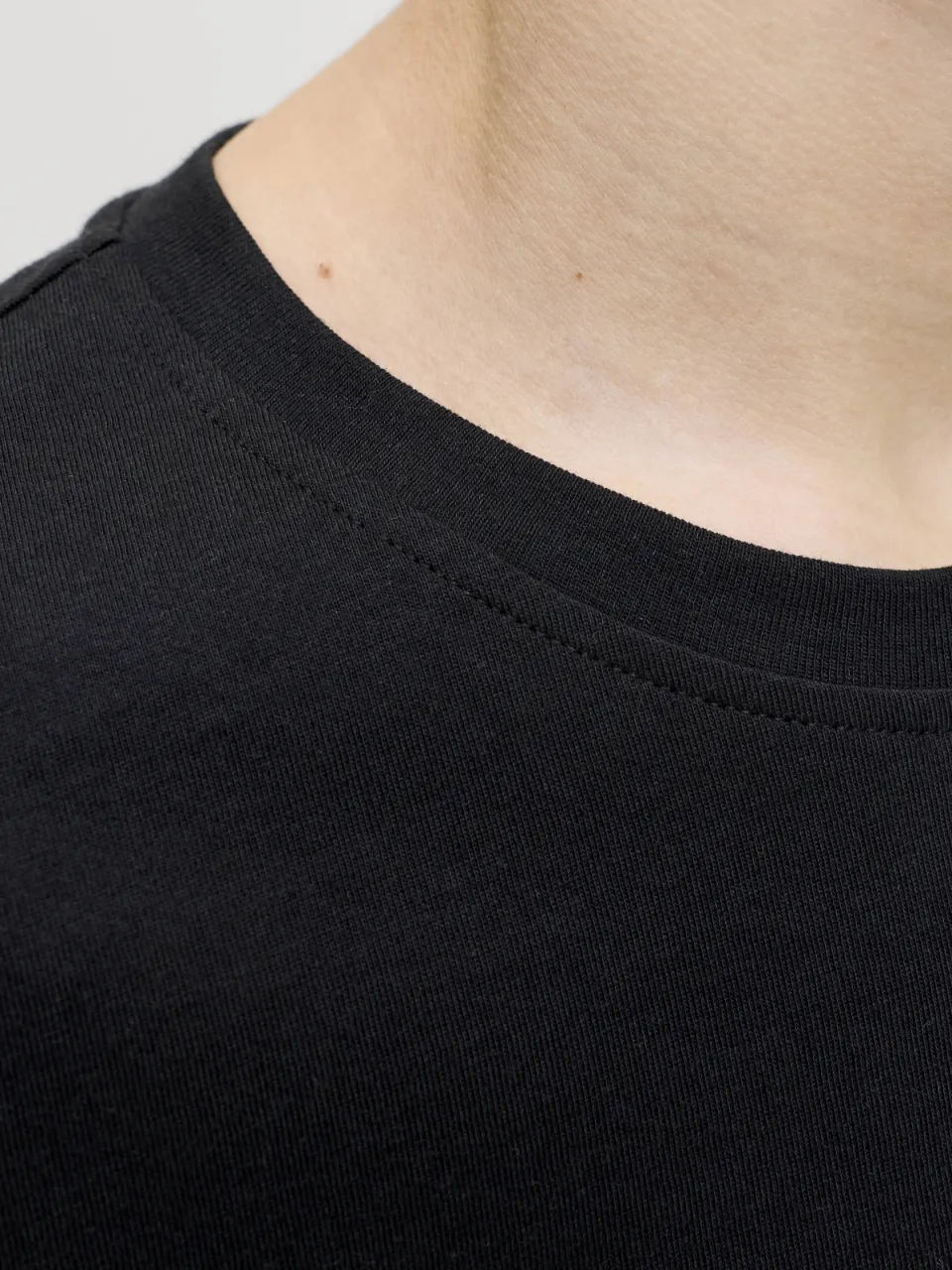 Jack & Jones rechtvallend T-shirt met logo zwart, foto 6