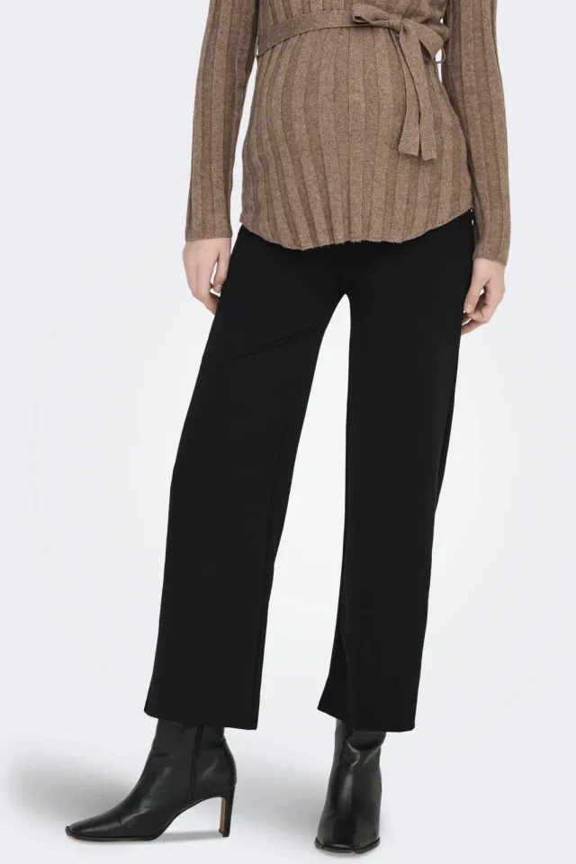 Only MATERNITY OLMFEVER wide leg broek zwart, foto 4