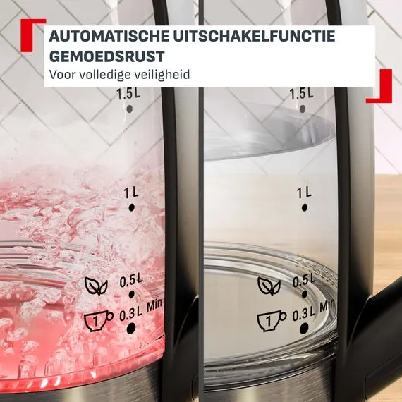 Tefal Element BJ760D 1,7 L waterkoker met temperatuurregeling grijs, foto 2