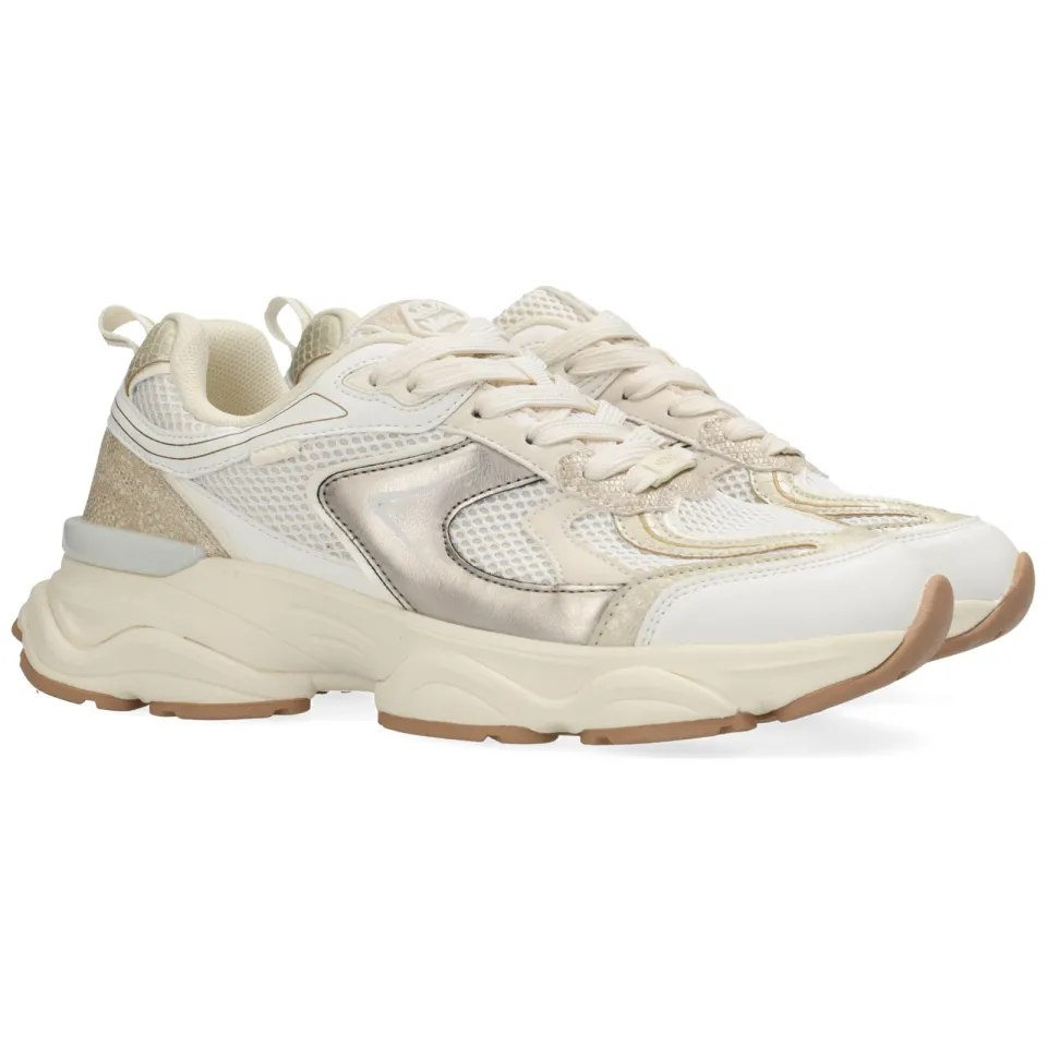 Mexx Norah Komo chunky sneakers wit/zilver, foto 8