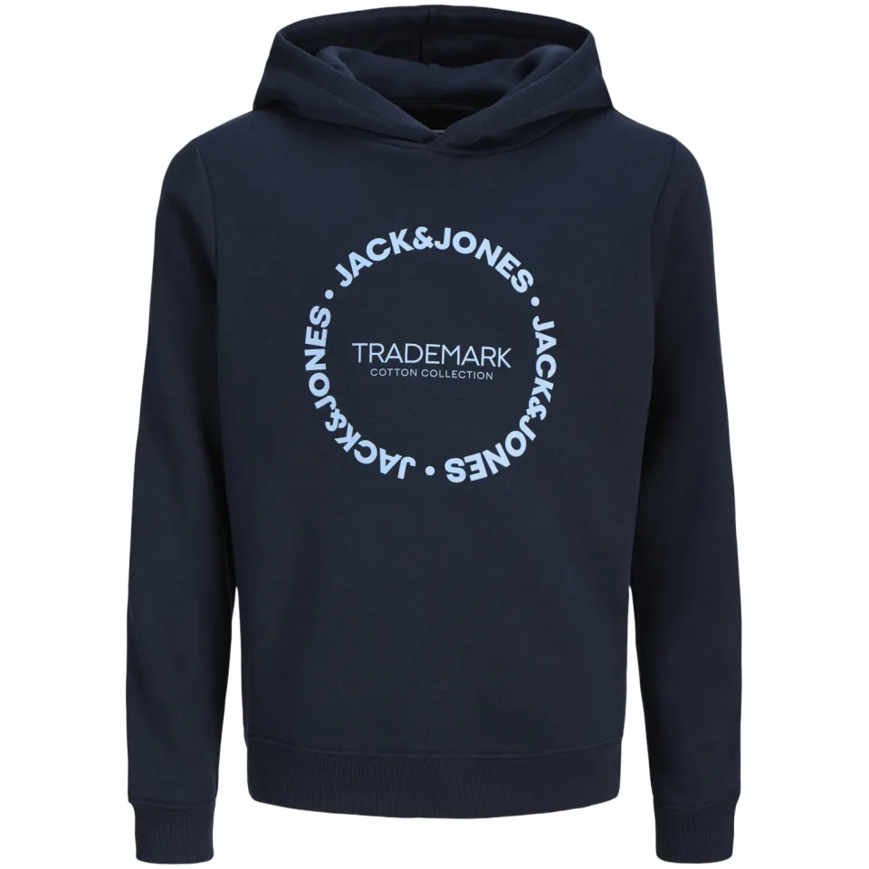 Jack & Jones JUNIOR hoodie met logo - donkerblauw, foto 2