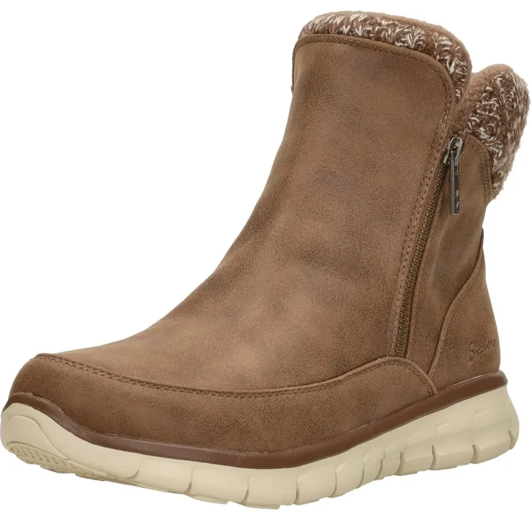Skechers Synergy Lovely Collab enkellaarsjes bruin, foto 6