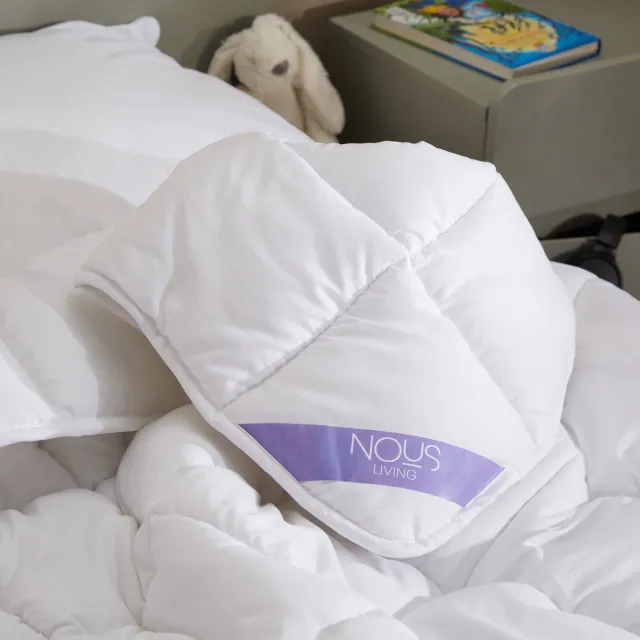 NOUS Kids synthetisch kinderdekbed wit, foto 2