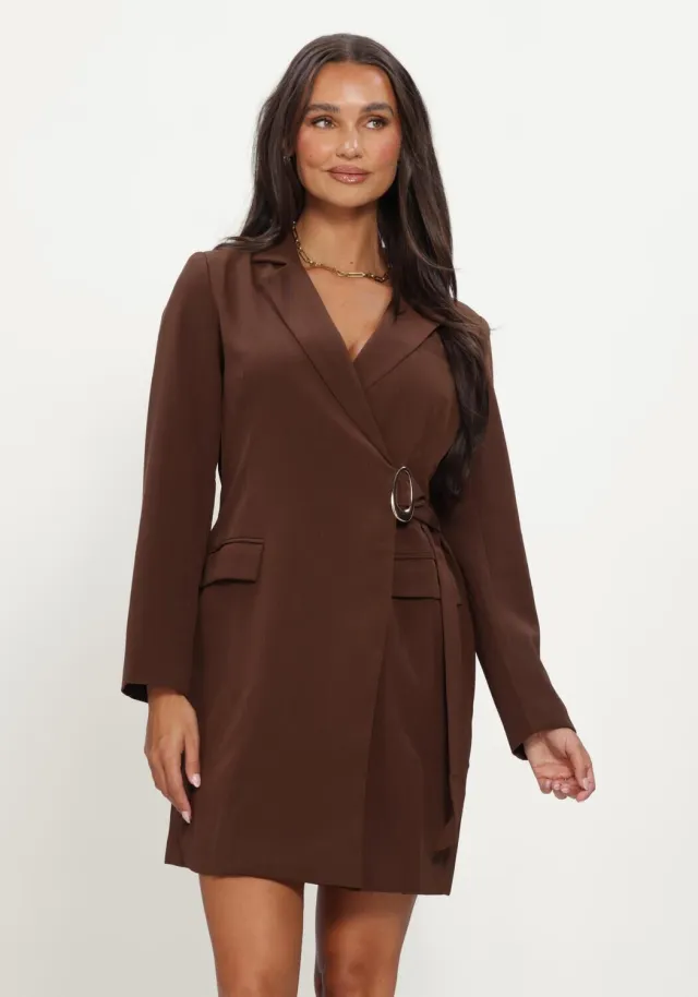 Ydence Dress Carmel jurk bruin