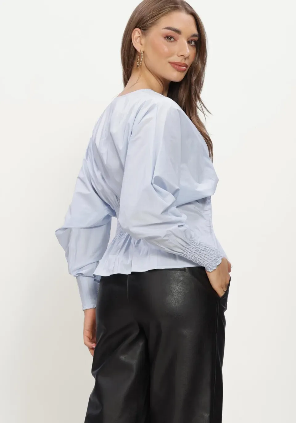 Notre-V NV-isel blouse lichtblauw, foto 3