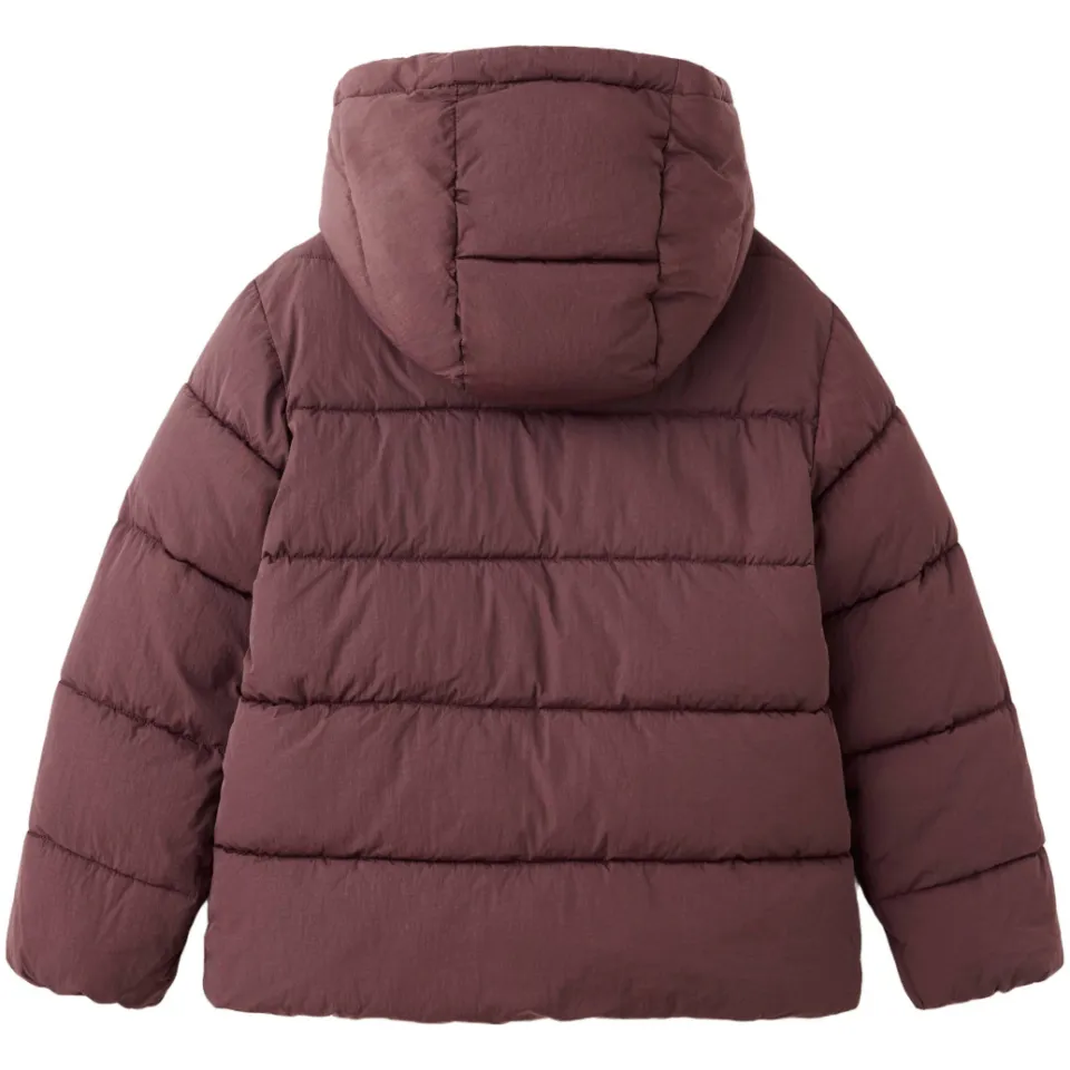 Mango Kids winterjas donkerrood, foto 3