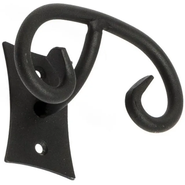 Sapho Dubbele Handdoekhaak Sapho Rebecca 9.9x6.6 cm Zwart