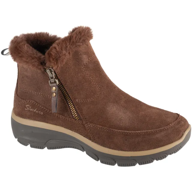 Skechers Relaxed Fit Easy Going Cool Zip enkellaarsjes bruin, foto 2