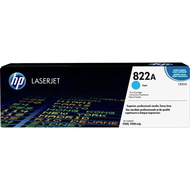 Hp 822A (C8551A) Toner Cyaan