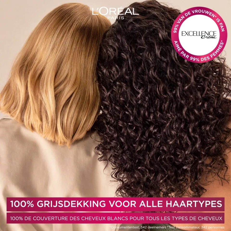 L'oréal Excellence haarkleurmiddel 5.3 licht goudbruin, foto 6
