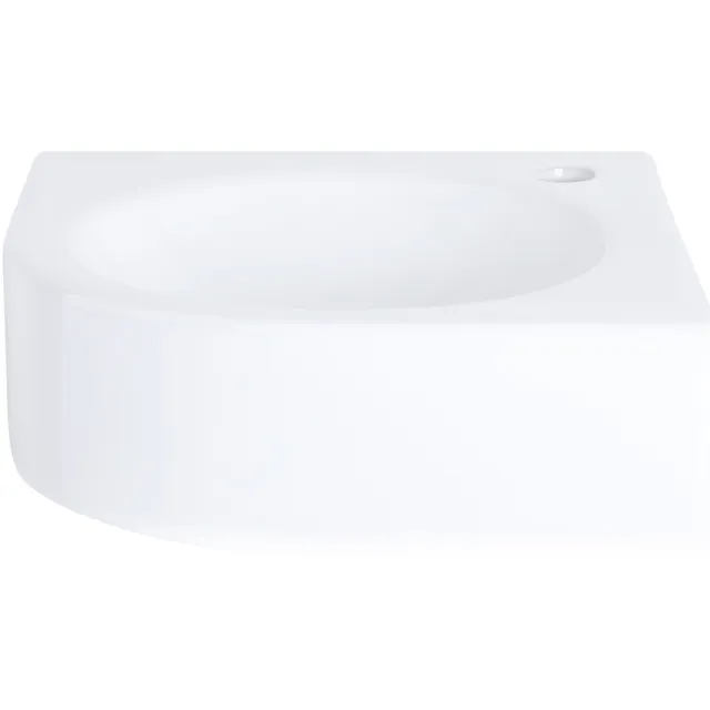 Differnz Fontein Differnz Cleo Hoekfontein 30x30x10 cm Keramiek Wit Glans wit