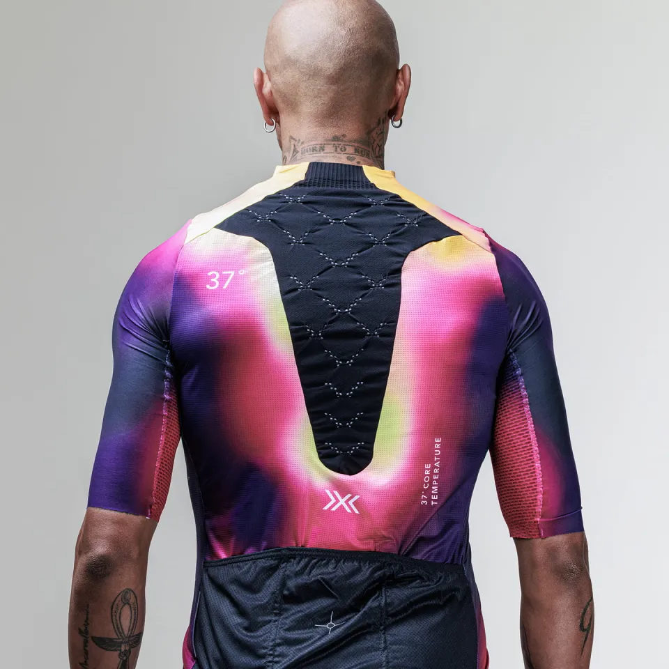 X-Bionic fietsshirt met korte mouwen Corefusion Aero marine, foto 4