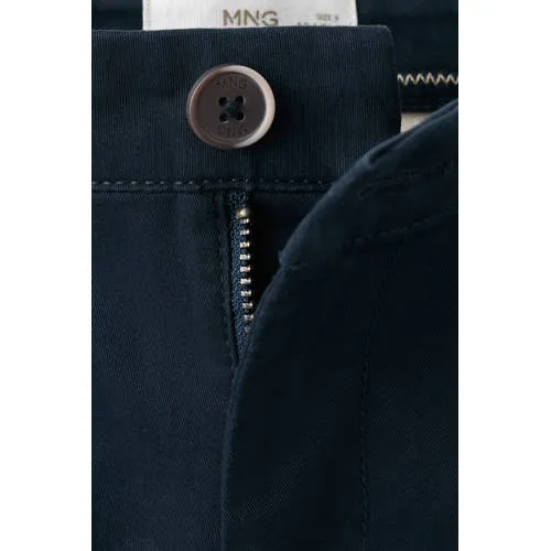 Mango Kids chino donkerblauw, foto 4