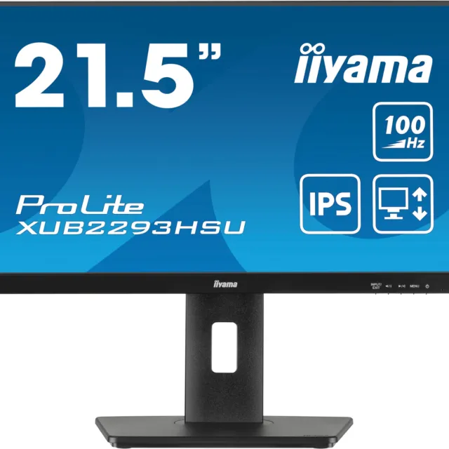 Iiyama ProLite XUB2293HSU-B7 monitor zwart