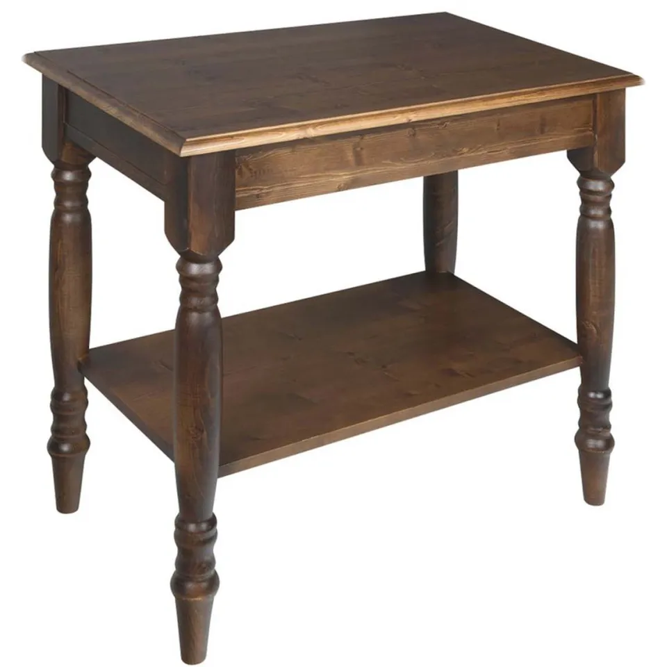 Sapho Cimbura Wastafelblad 80x50x75cm, gebeitst vuren Hout