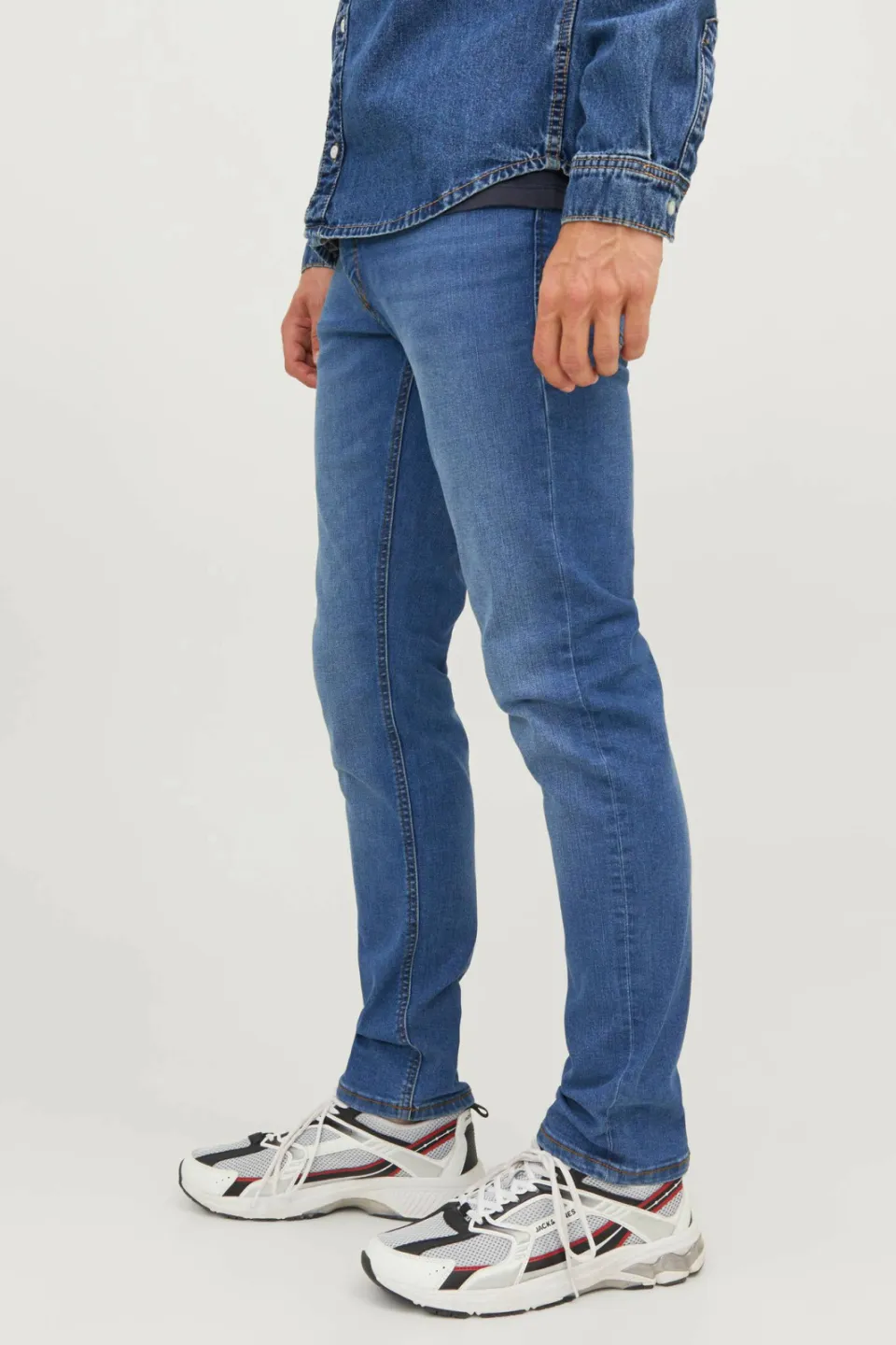 Jack & Jones JEANS INTELLIGENCE slim fit jeans JJIGLENN JJORIGINAL blue denim, foto 5