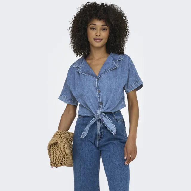 Only PAULA blouse medium blue denim