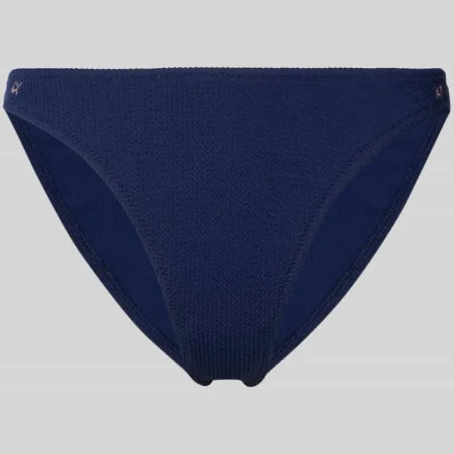 Banana Moon Bikinislip met labeldetail, model 'NAIDA' donkerblauw, foto 2