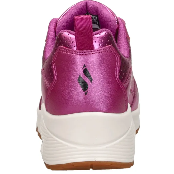 Skechers Uno Metallixs veterschoenen fuchsia, foto 4
