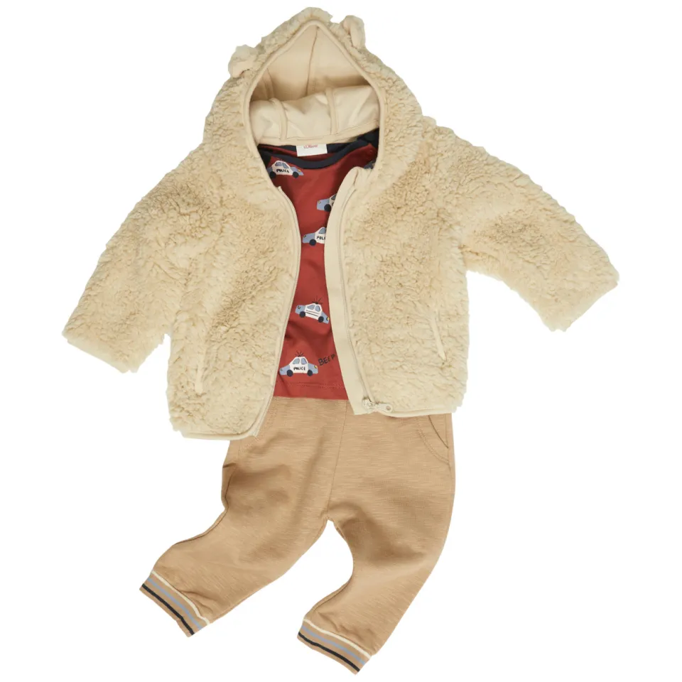s.Oliver baby teddy tussenjas beige