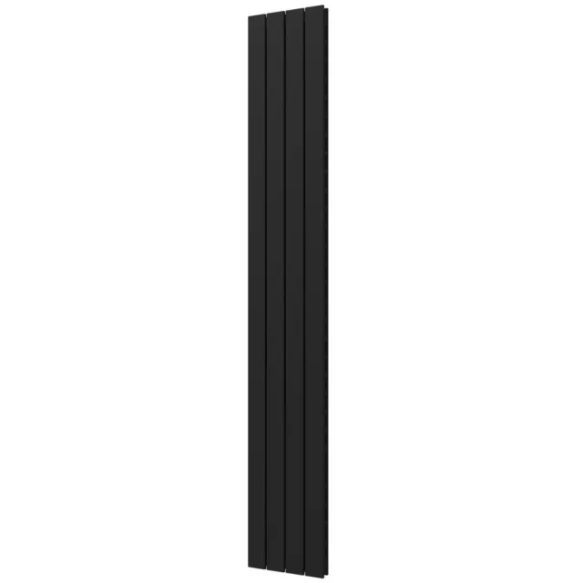 Plieger Designradiator Plieger Cavallino Retto Dubbel 905 Watt Middenaansluiting 200x29,8 cm Donkergrijs Structuur Donker Grijs