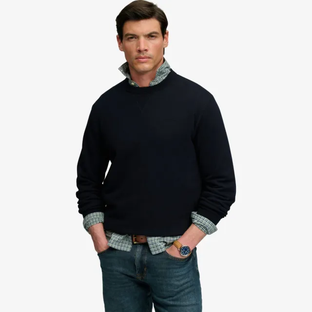 Superdry relaxed fit sweater - donkerblauw Dark Navy