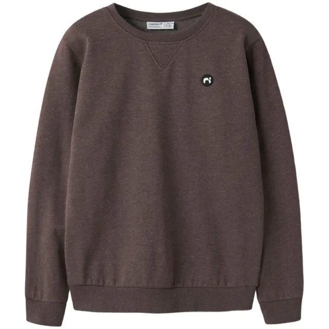 NAME IT KIDS sweater donkerbruin