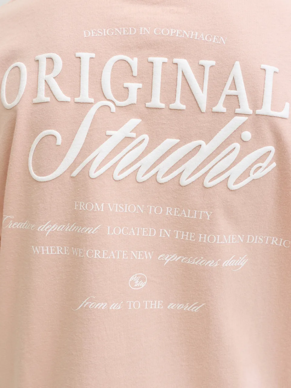 Jack & Jones T-shirt zalmroze, foto 6