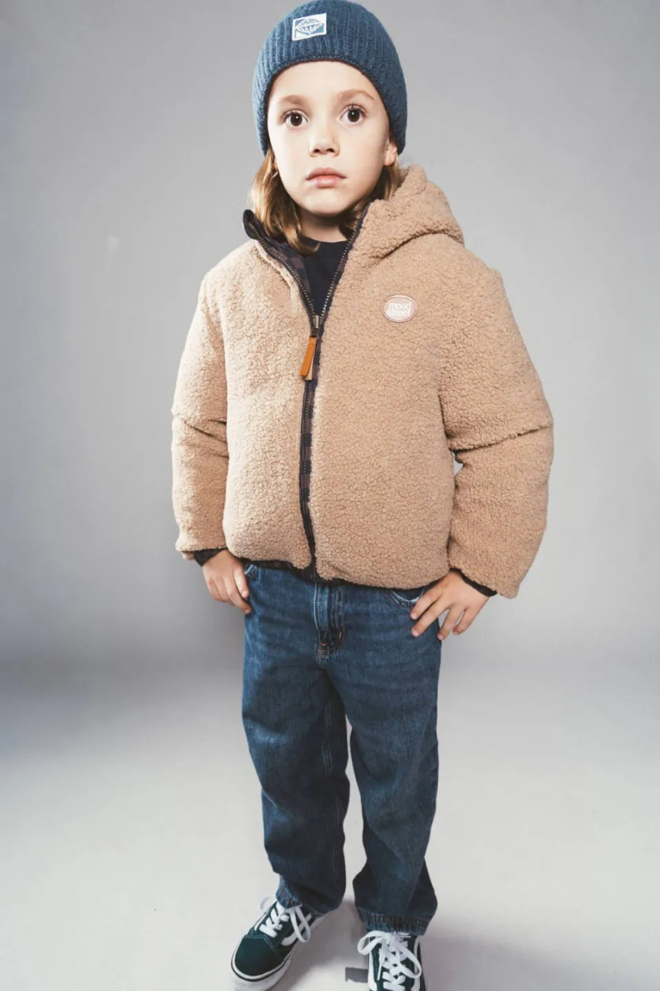 Moodstreet Jackie omkeerbare winterjas bruin, foto 6