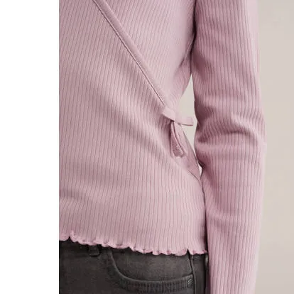 WE Fashion longsleeve lichtroze, foto 4
