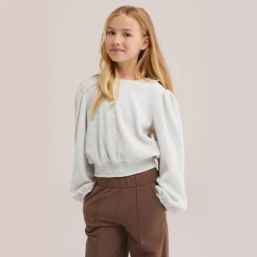WE Fashion blousetop grijs, foto 2