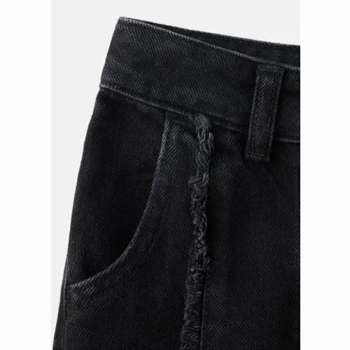 Mango Kids wide leg jeans - changeant grijs, foto 3