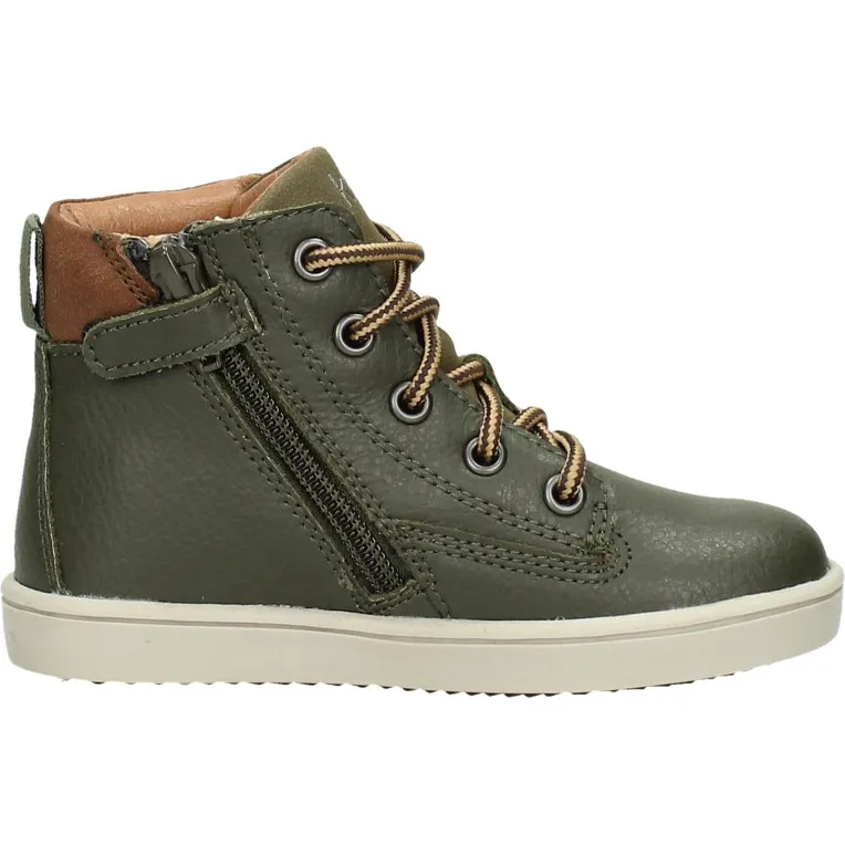 Keq veterschoenen hoog groen