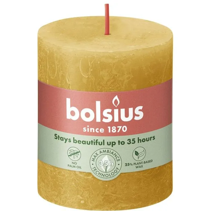 Bolsius Stompkaars Yellow 80/68, foto 2