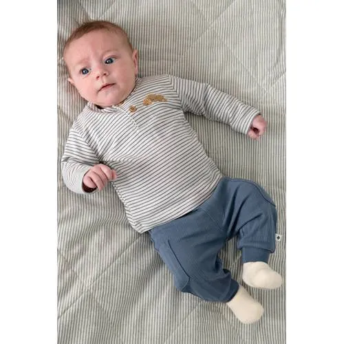 Feetje longsleeve Breakfast Buddy blauw/ecru, foto 5