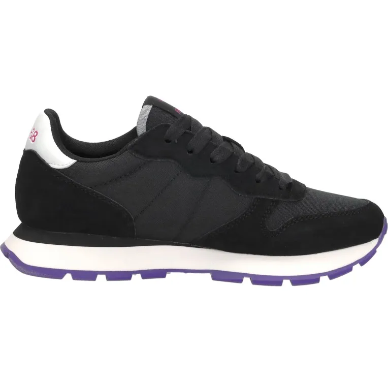 Sun68 Ally Solid lage sneakers zwart