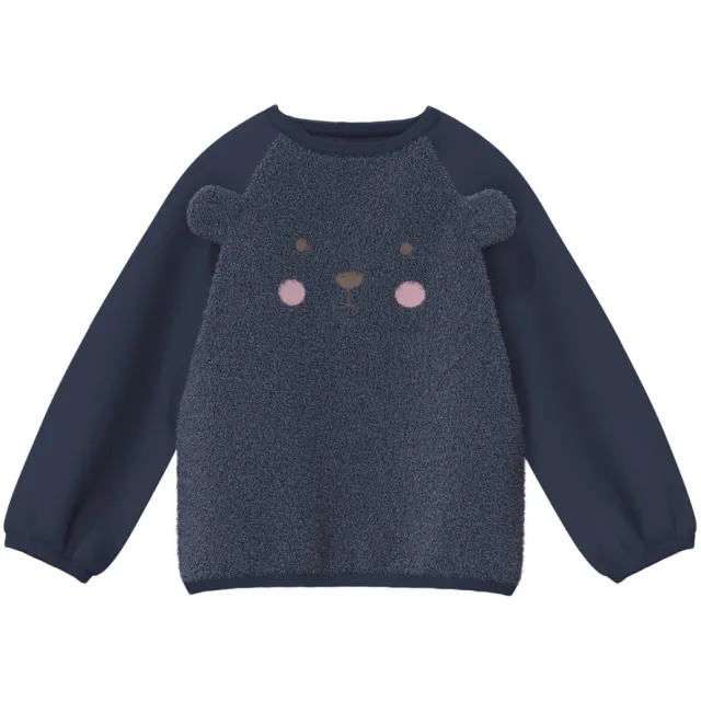 s.Oliver sweater met print - donkerblauw
