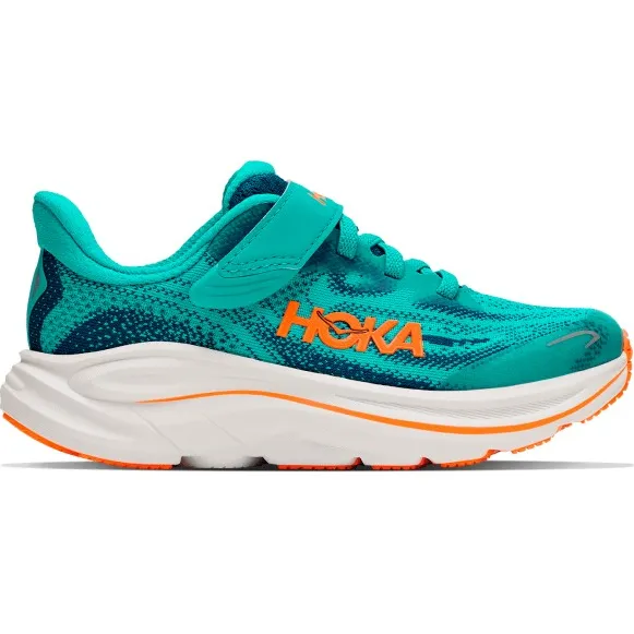 Hoka Clifton 10 hardloopschoenen turquoise blauw/ Electric Aqua