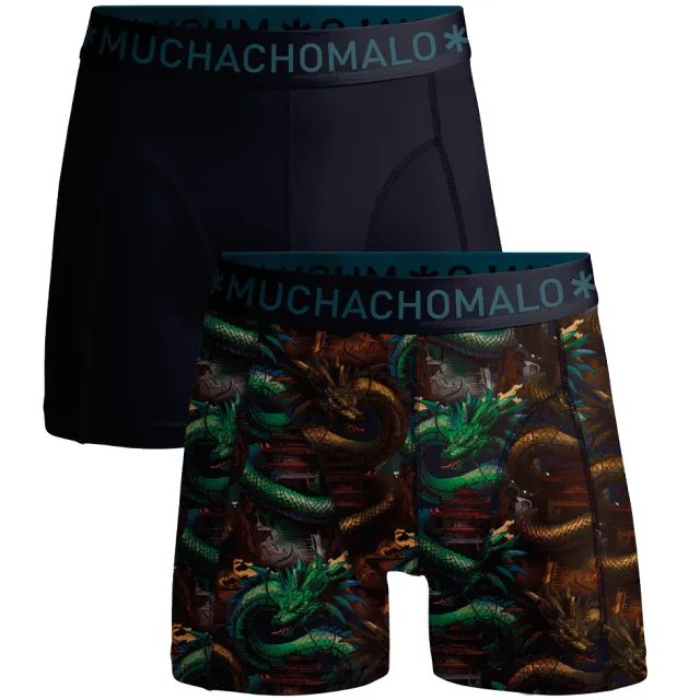 Muchachomalo Heren 2-pack Boxershorts Cotton Modal Veelkleurig