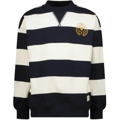 Vingino gestreepte sweater - donkerblauw/wit Streep