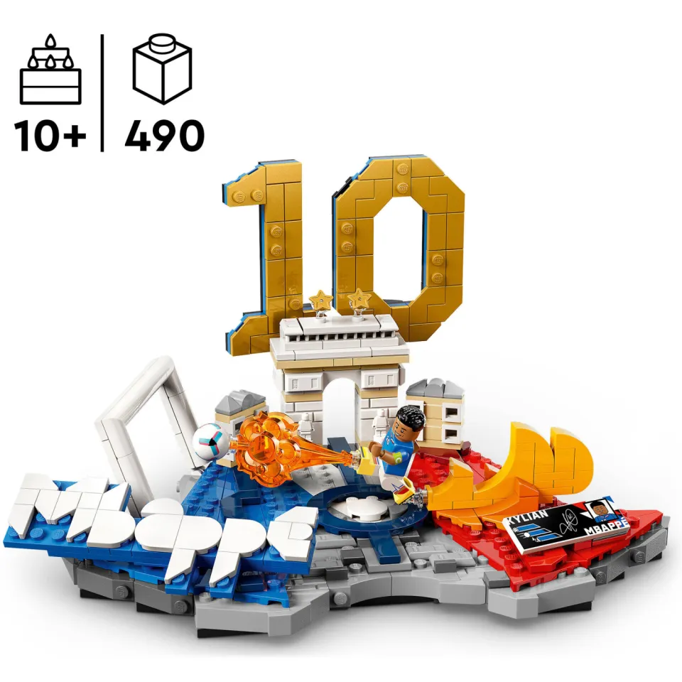 Lego Editions Sports Kylian Mbappé – Voetbalhoogtepunten Voetbal Set 43013, foto 4