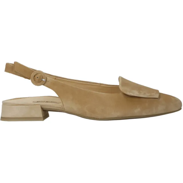 Paul Green slingback loafer beige