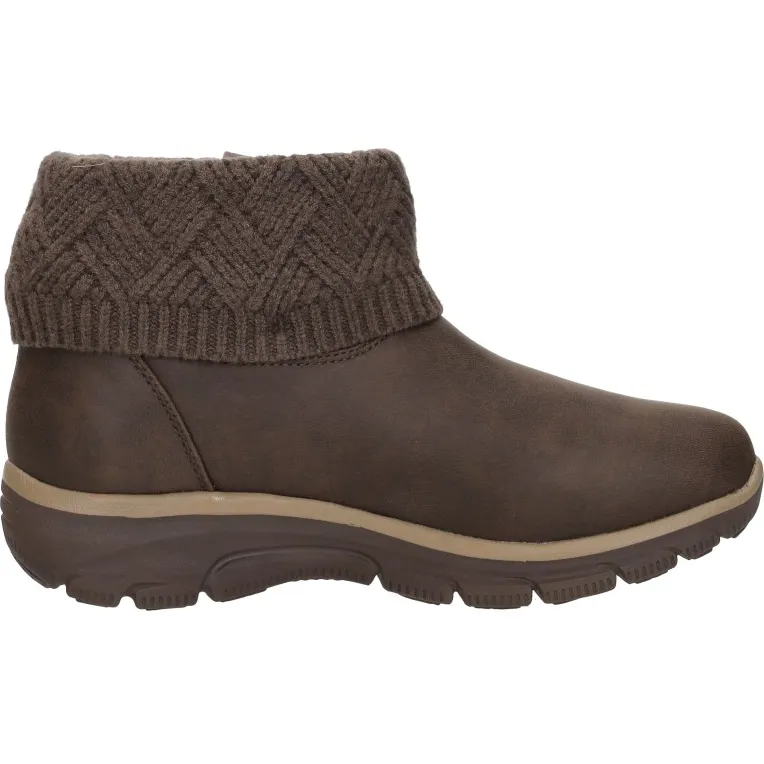 Skechers Slip-ins Easy Going enkellaarsjes bruin