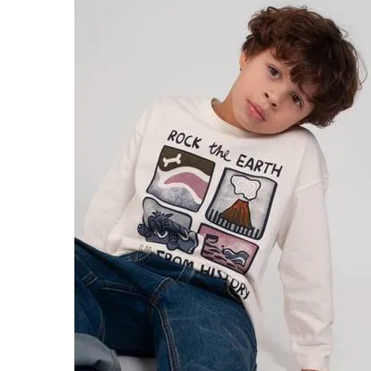 Sturdy Rock the Earth longsleeve offwhite, foto 4