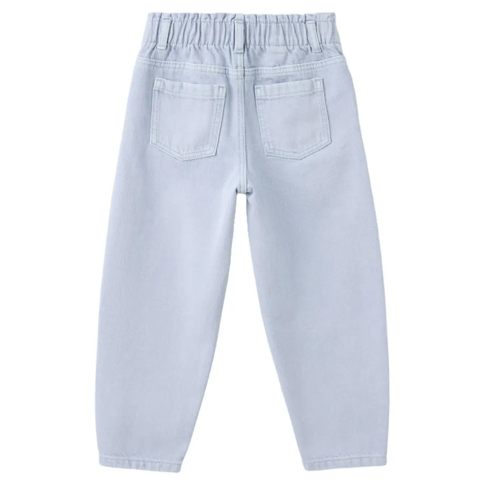 Mango Kids barrel jeans - lichtblauw, foto 3