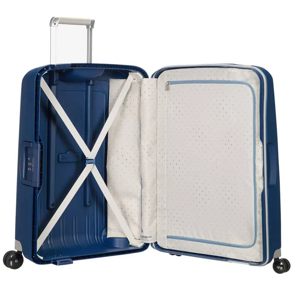 Samsonite S'Cure Spinner 69 cm koffer donkerblauw blauw, foto 3