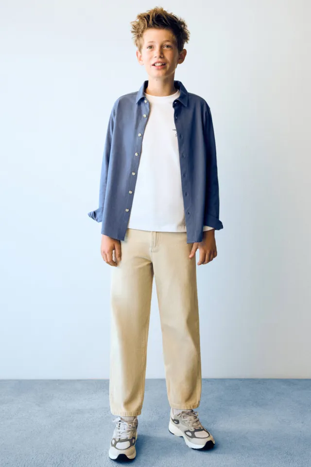Mango Kids overhemd - blauw